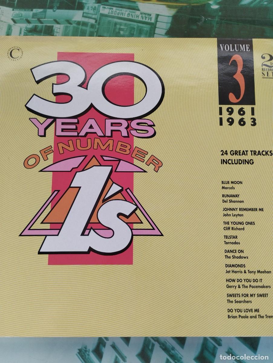 Discos de vinilo: 30 YEARS OF NUMBER ONES, 1961- 1963, VOLUME 3. DOBLE LP