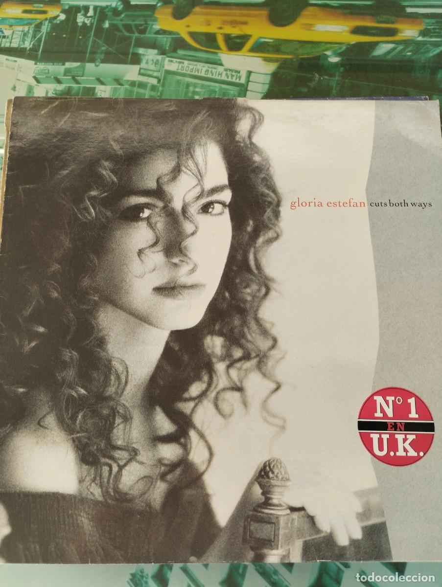 Vinyl records: GLORIA ESTEFAN, CUTS BOTH WAYS, SPAIN, EPIC, 1989 ENCARTE