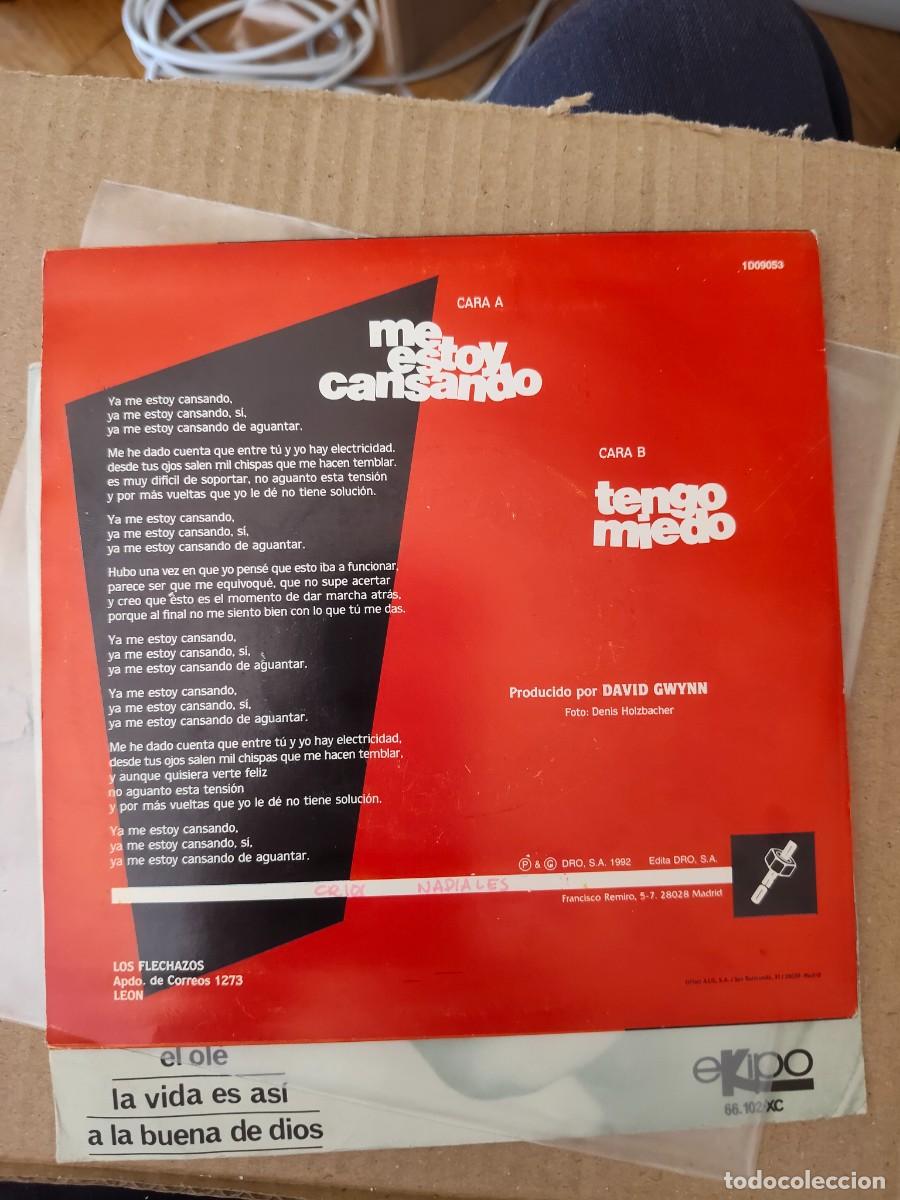 Discos de vinilo: LOS FLECHAZOS - ME ESTOY CANSANDO - Foto 2