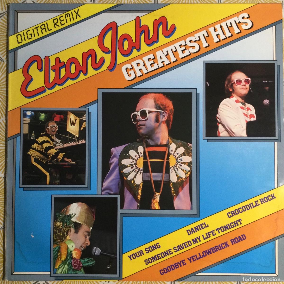 Discos de vinilo: LP ELTON JOHN GREATEST HITS DIGITAL REMIXX