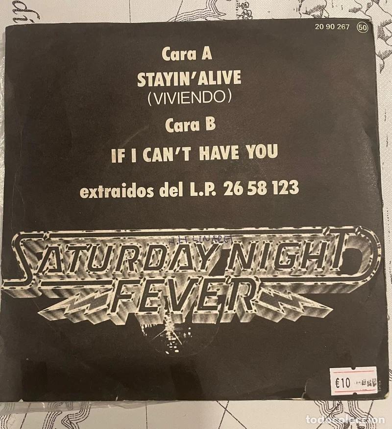 Discos de vinilo: Vinilo Bee Gees - Stayin Alive - Foto 2