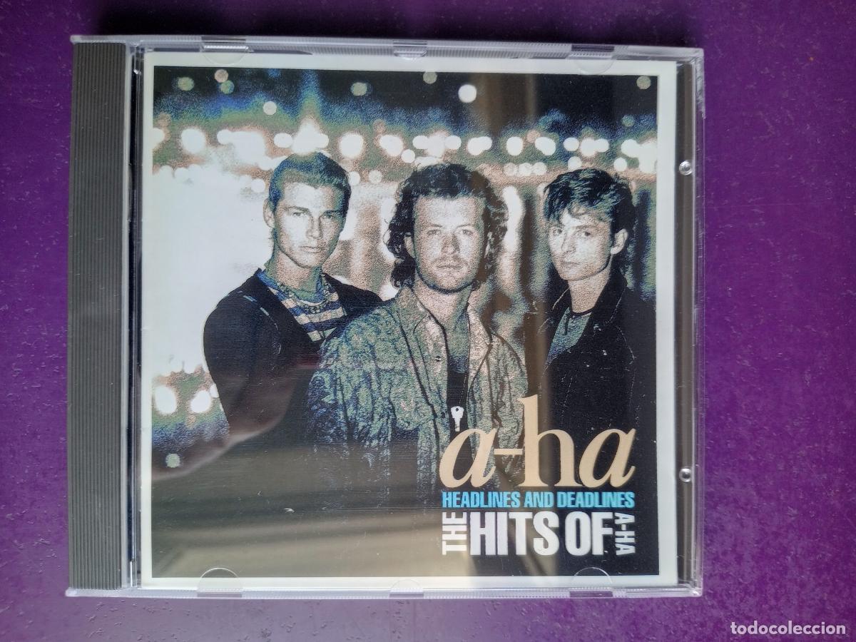 Discos de vinilo: Headlines And Deadlines (EXITOS de A-ha) CD WARNER 1991 - NEW WAVE, SYNTH POP 80'S - SIN APENAS USO