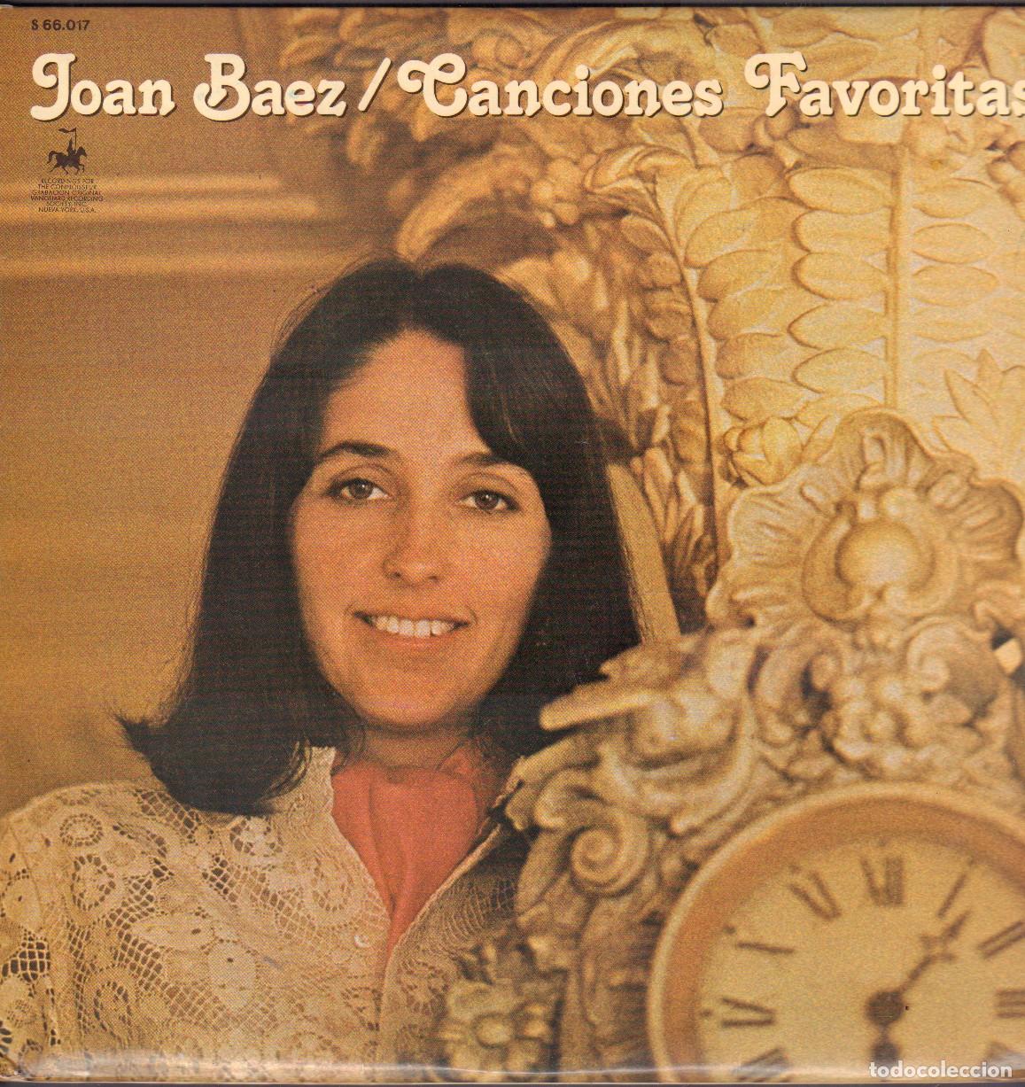 Discos de vinilo: JOAN BAEZ - CANCIONES FAVORITAS / GHETTO, LONG BLACK VEIL..../ DOBLE LP HISPAVOX 1979 RF-26588