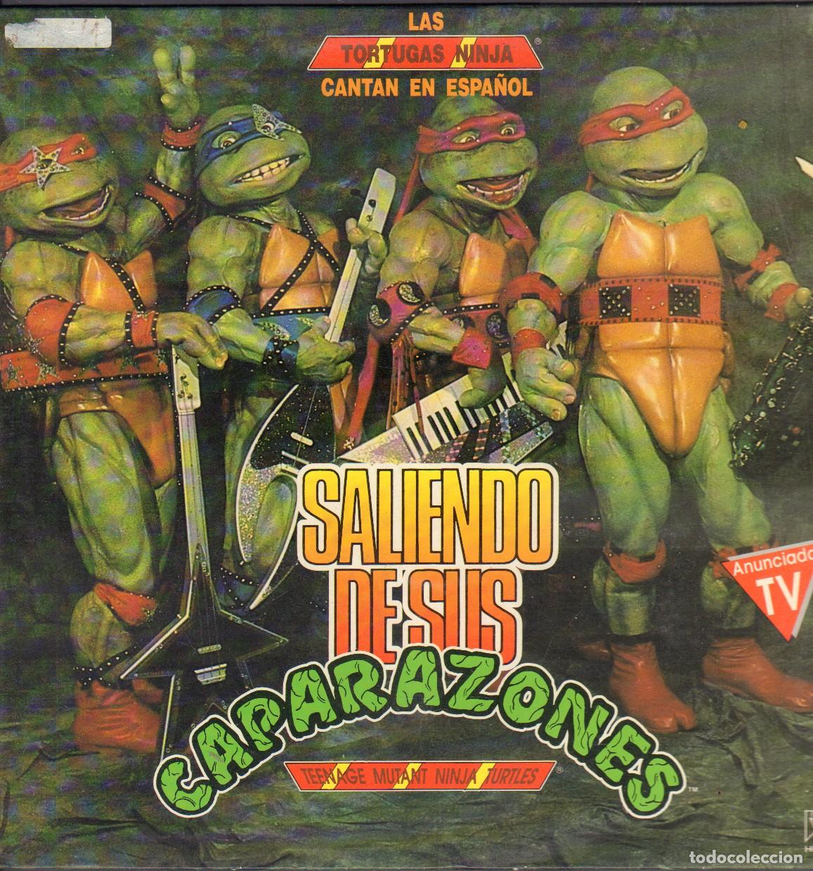 Discos de vinilo: LAS TORTUGAS NINJA (EN ESPA&Ntilde;OL) - SALIENDO DE SUS CAPARAZONES / LP HORUS 1991 RF-26589