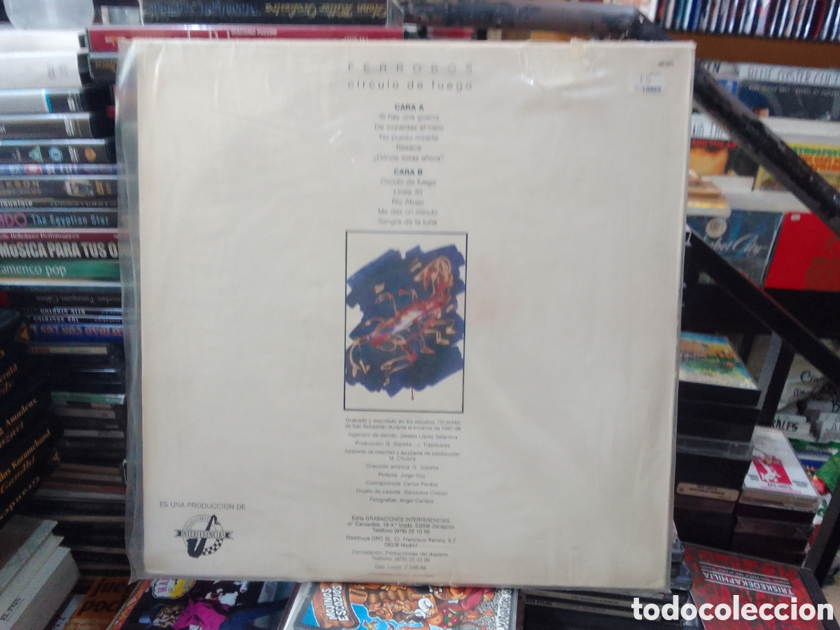 Discos de vinilo: Lp ferrobos,c&iacute;rculo de fuego - Foto 2