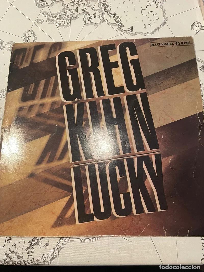 Discos de vinilo: Vinilo Greg Kuhn Lucky Maxi Single 45 RPM