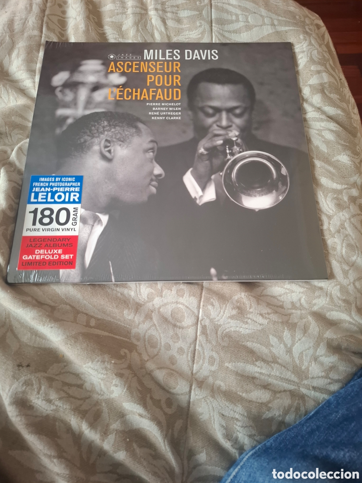 Discos de vinilo: Miles Davis Ascenseur Pour L&eacute;chafaud ed Jazz images gatefold. Fotos Jean Pierre Lenoir 180 grs