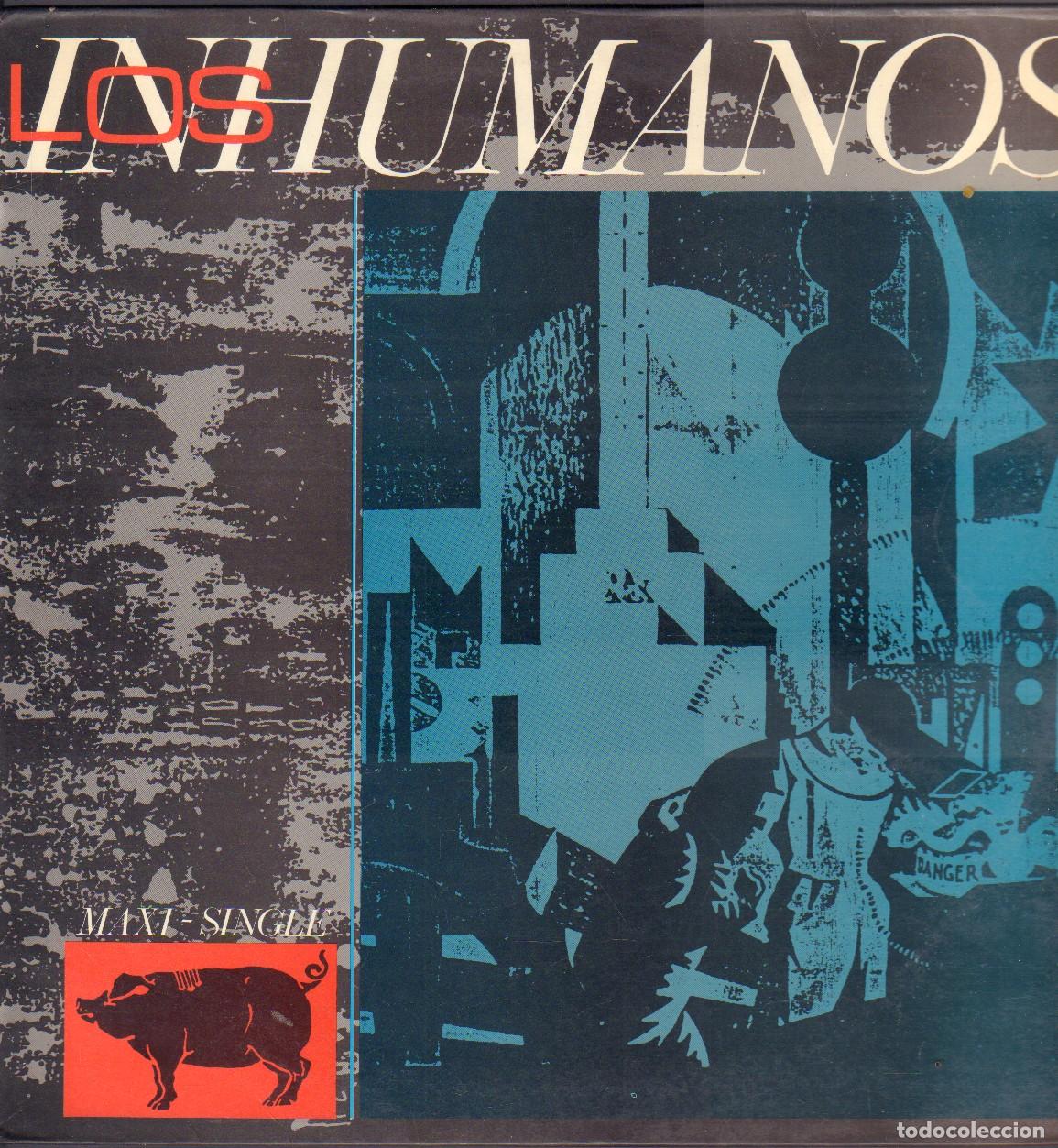 Discos de vinilo: LOS INHUMANOS - EL DISC-JOKEY PERDIOLA RAZON, STREPTEASE / MAXISINGLE CBS 1984 RF-26598
