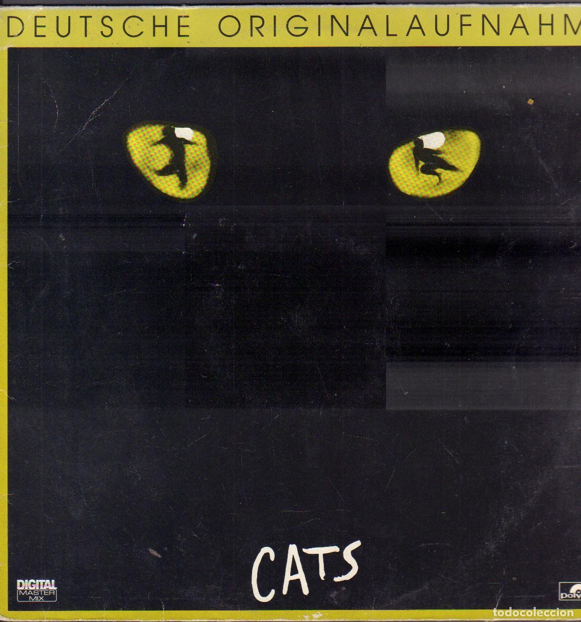 Discos de vinilo: CATS - DEUTSCHE ORIGINAL A UFNAHME / GRIZABELLA, JELLICLE BALL.../ LP POLYDOR 1983 RF-26601
