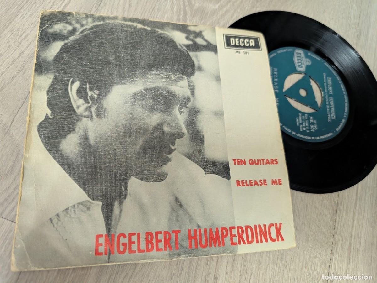 Discos de vinilo: ENGELBERT HUMPERDINCK - TEN GUITARS + RELEASE ME ..SINGL DE DECCA - 1966