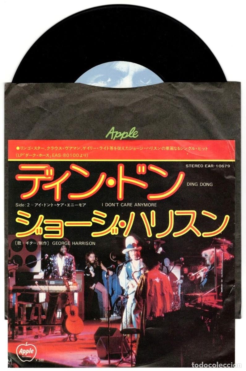 Discos de vinilo: GEORGE HARRISON - Ding Dong - 1974 Original Japan Single - Apple EAR-10679 - Beatles - Japon