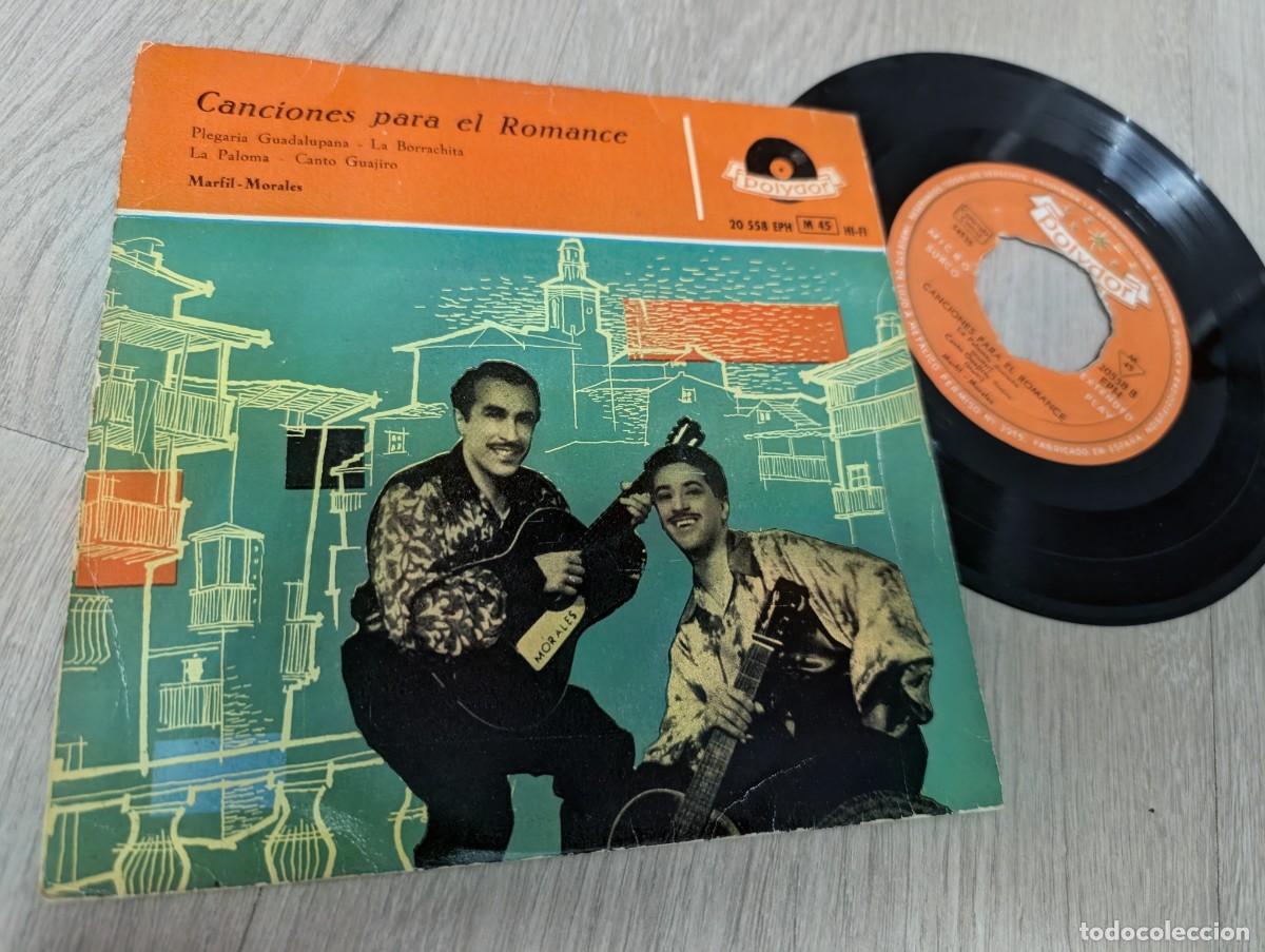 Discos de vinilo: MARFIL MORALES - CANCIONES PARA EL RECUERDO - LA PALOMA + 3 .. EP DE POLYDOR DE LOS 50