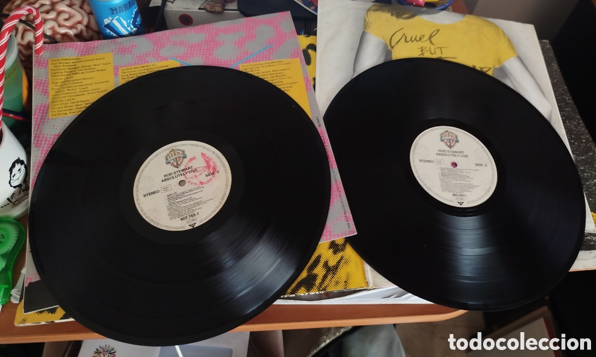 Discos de vinilo: Rod Stewart &lrm;&ndash; Absolutely Live. Doble LP - Foto 2