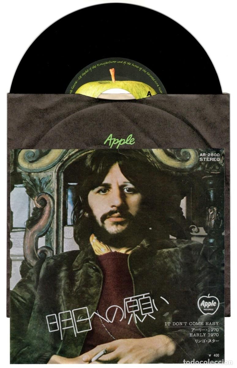 Discos de vinilo: RINGO STARR - It Don't Come Easy / Early 1970 - Japan 1971 Single - Apple AP-2800 - Beatles - Japon