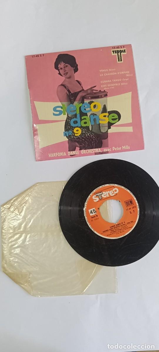 Discos de vinilo: Disco vinilo single 7'' EP Harfonia Danse Orchestra Stereo Danse No 9 Teppaz 17-45 S 7