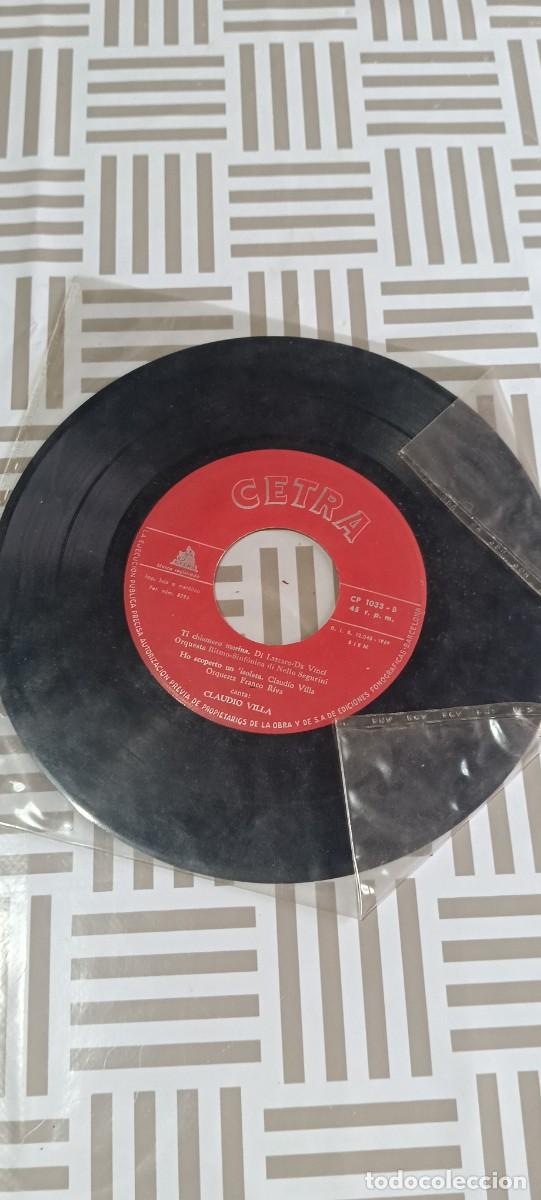 Discos de vinilo: Disco vinilo single 7'' EP Claudio Villa Binario Ti Chiamero Marina Cetra CP 1033