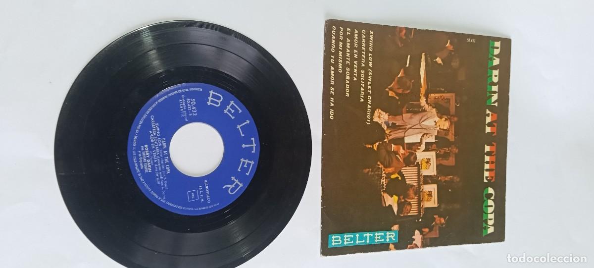 Discos de vinilo: Disco vinilo single 7'' EP Bobby Darin Darin At The Copa Belter 50.432