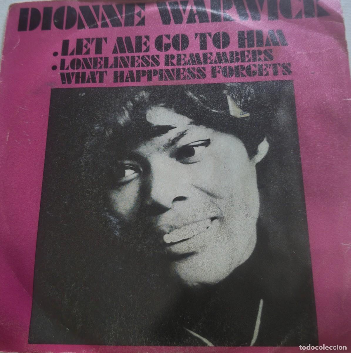 Discos de vinilo: DIONNE WARWICK-LET ME GO TO HIM-PEDIDO MINIMO 11 EUROS