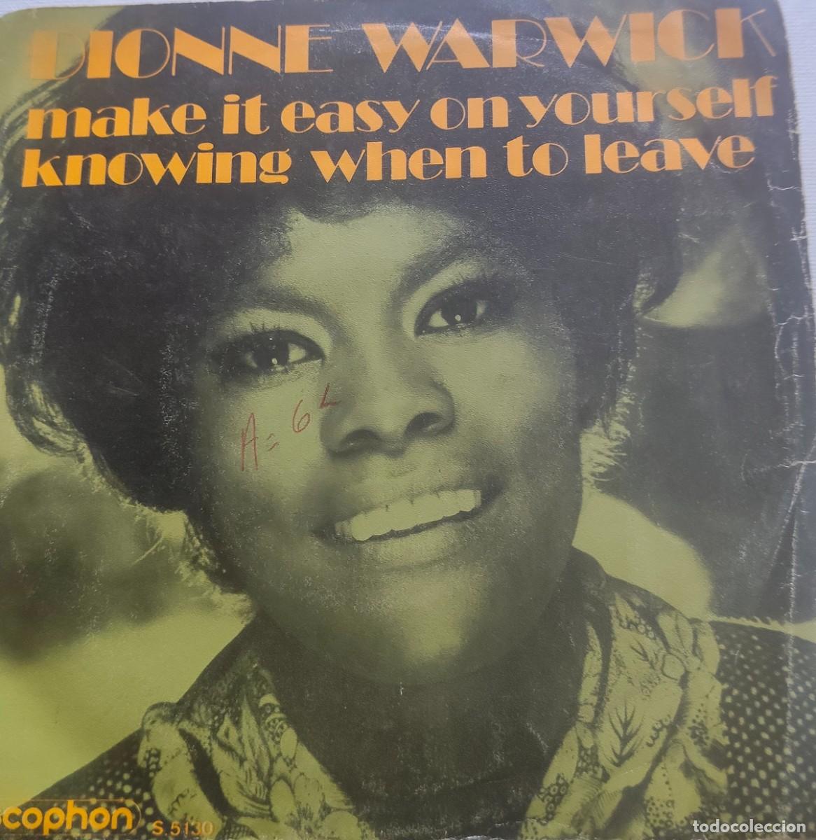 Discos de vinilo: DIONNE WARWICK-MAKE IT EASY ON YOURSELF-PEDIDO MINIMO 11 EUROS