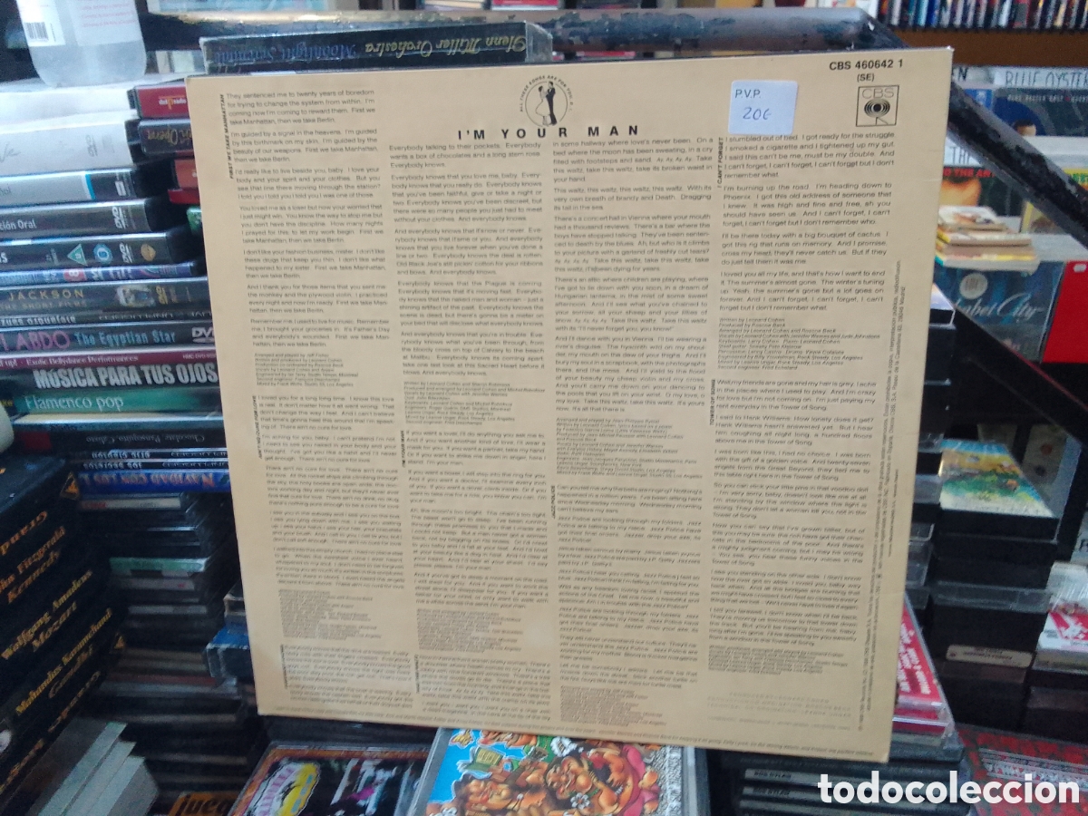 Discos de vinilo: Leonard Cohen,i,m your man - Foto 2