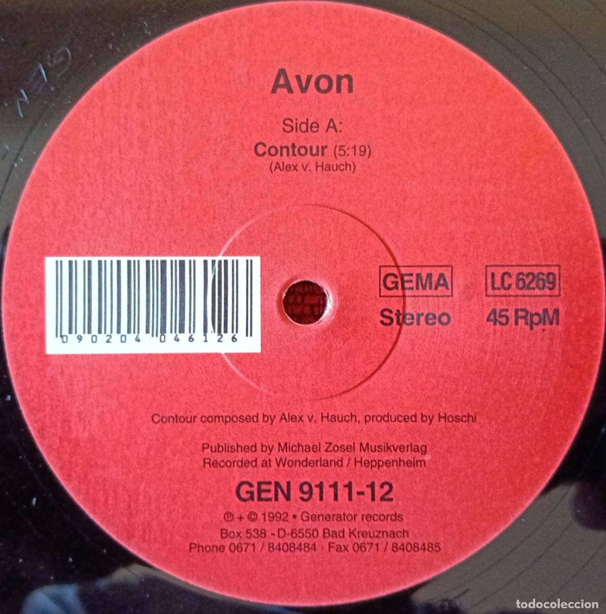 Discos de vinilo: AVON ** Contour ** MAXI SINGLE VINILO ALEMANIA 1992