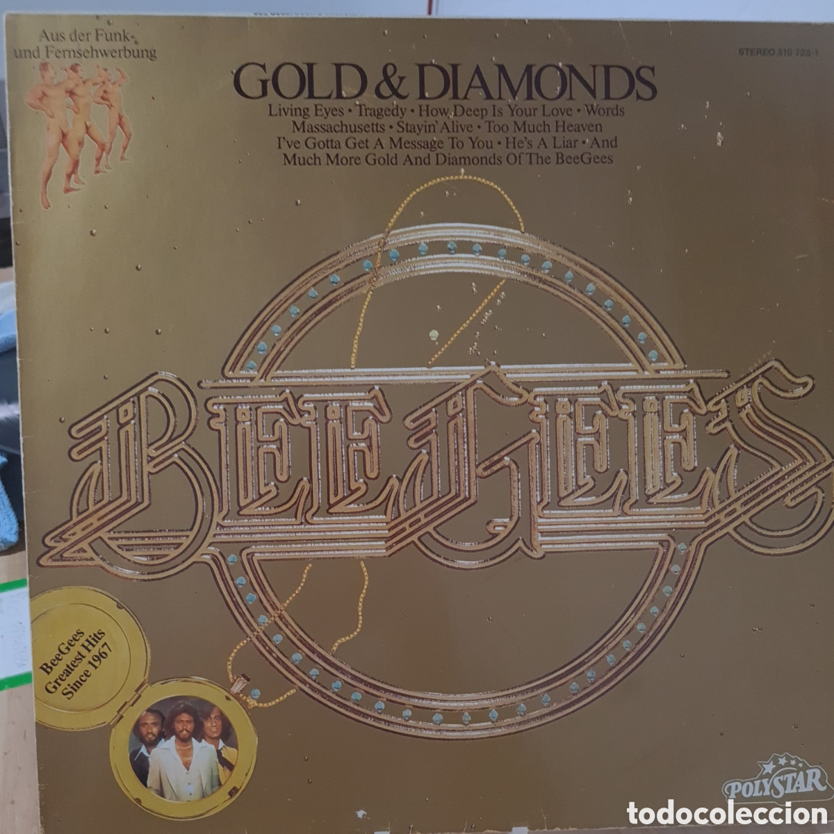 Discos de vinilo: BEE GEES * GOLD AND DIAMONDS