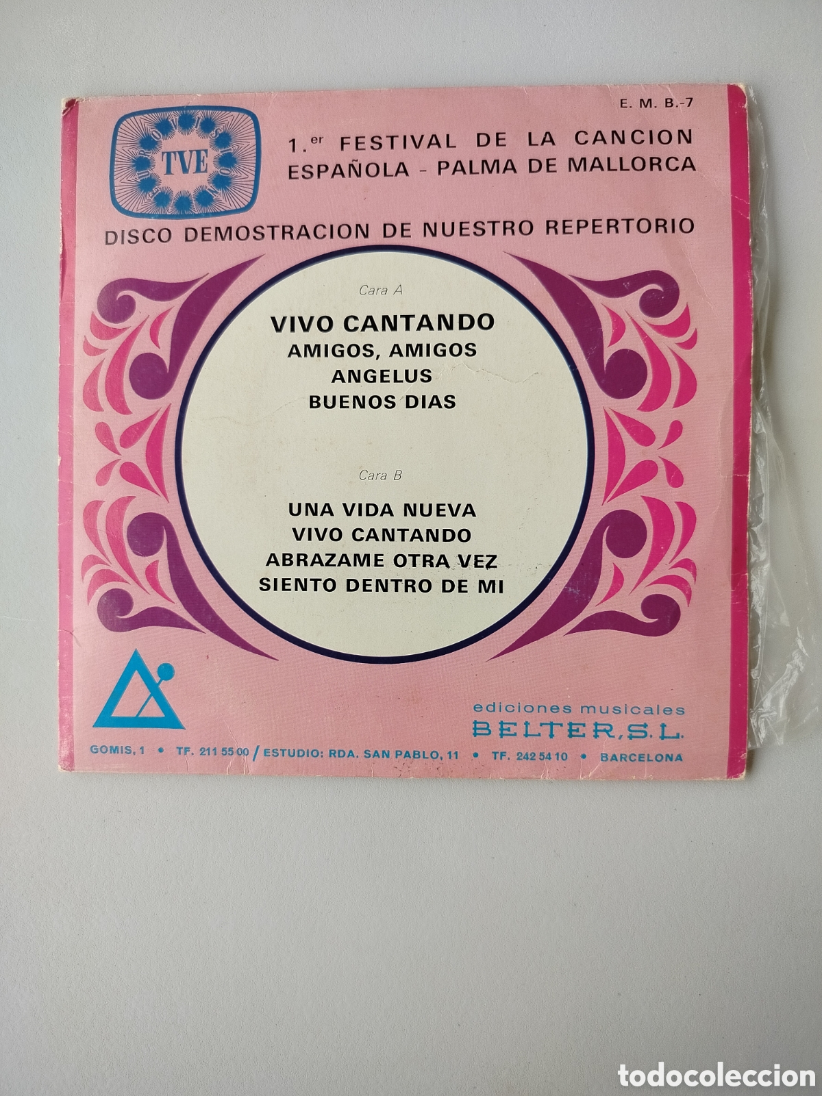 Discos de vinilo: Eurovisi&oacute;n '69 Disco Especial