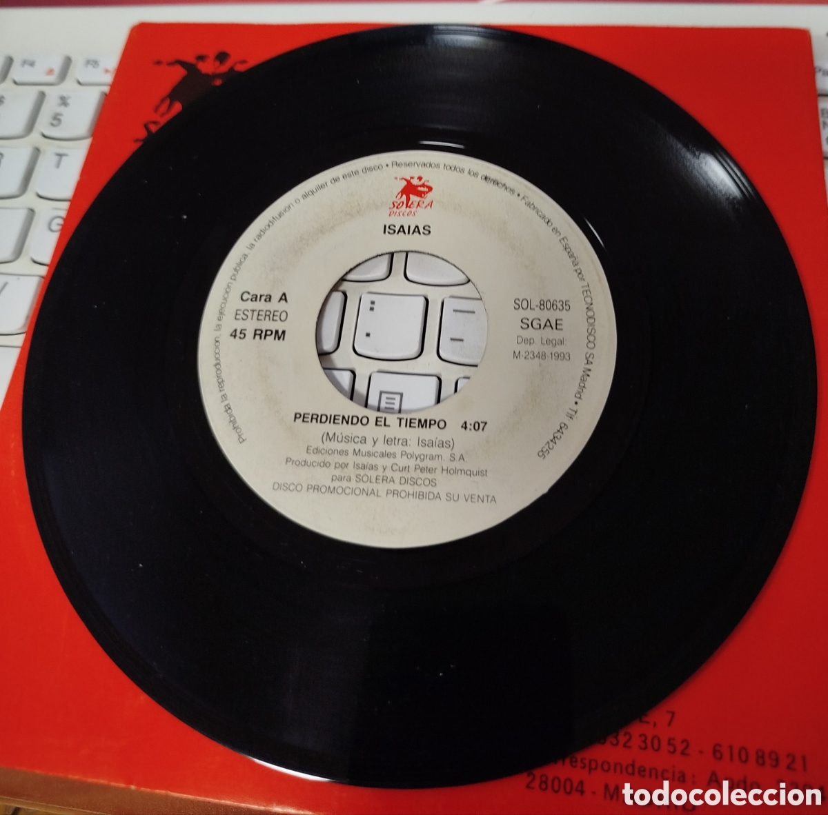 Discos de vinilo: Isa&iacute;as&nbsp;&ndash;&nbsp;Perdiendo El Tiempo