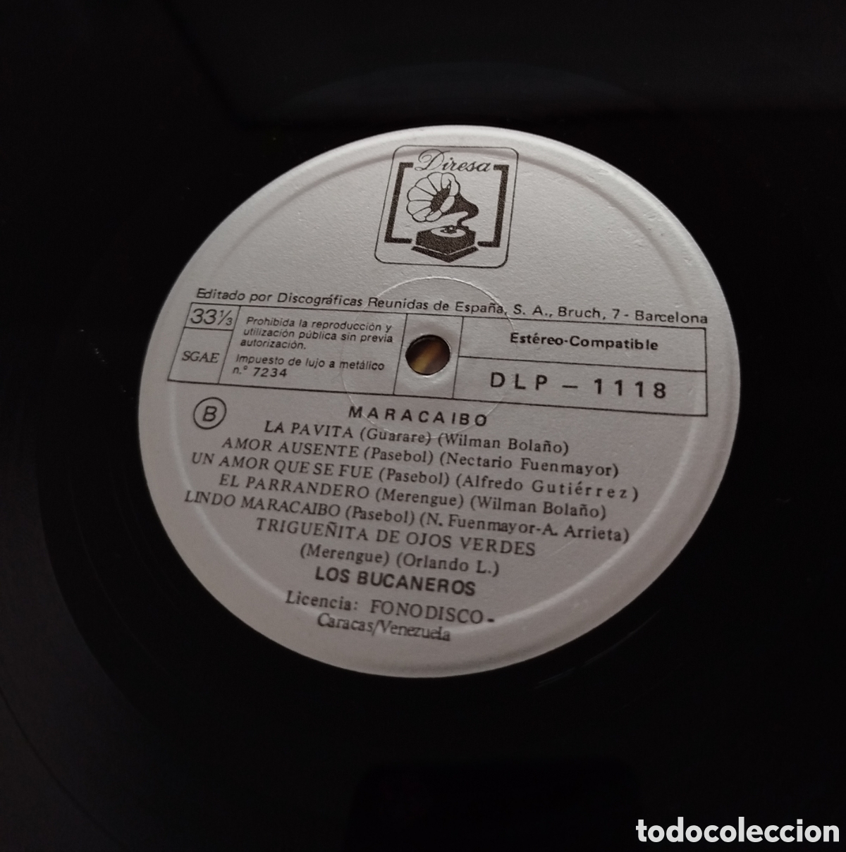 Discos de vinilo: Los Bucaneros - Maracaibo - Foto 3