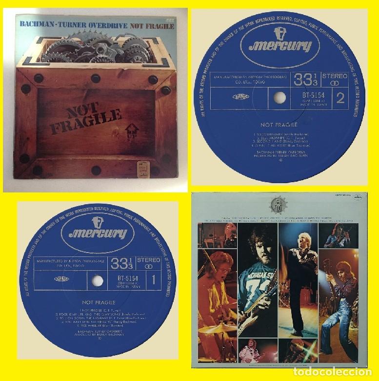 Discos de vinilo: BACHMAN TURNER OVERDRIVE / not fragile 74 RANDY BACHMAN GUITAR,RARA JAPAN EDIT !! EXC