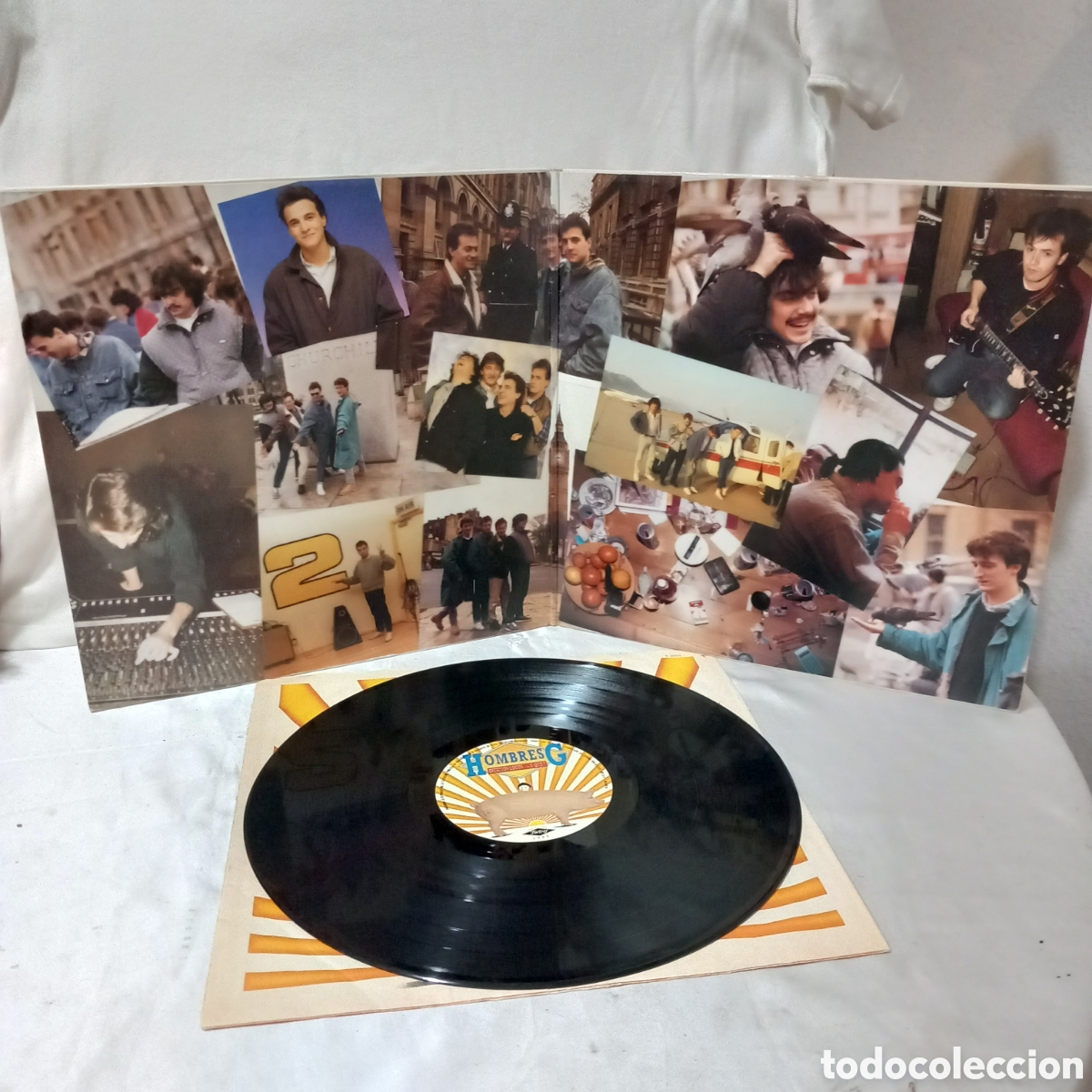 Discos de vinilo: LP HOMBRES G-ESTAMOS LOCOS...o que?(1987 CBS)CONTIENE ENCARTE