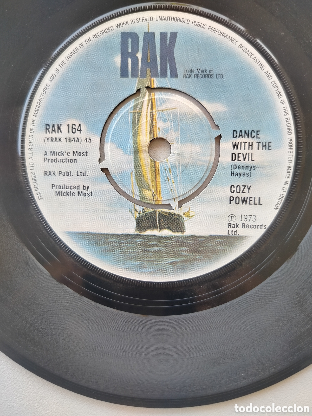 Discos de vinilo: Cozy Powell Single 1973