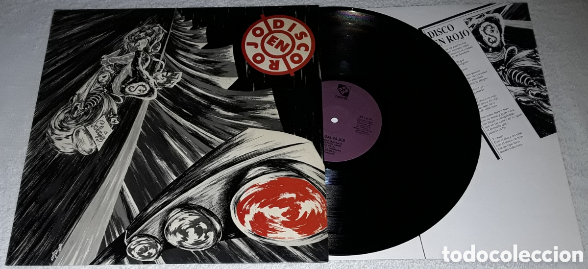 Discos de vinilo: LP - LOS SALVAJES - DISCO EN ROJO