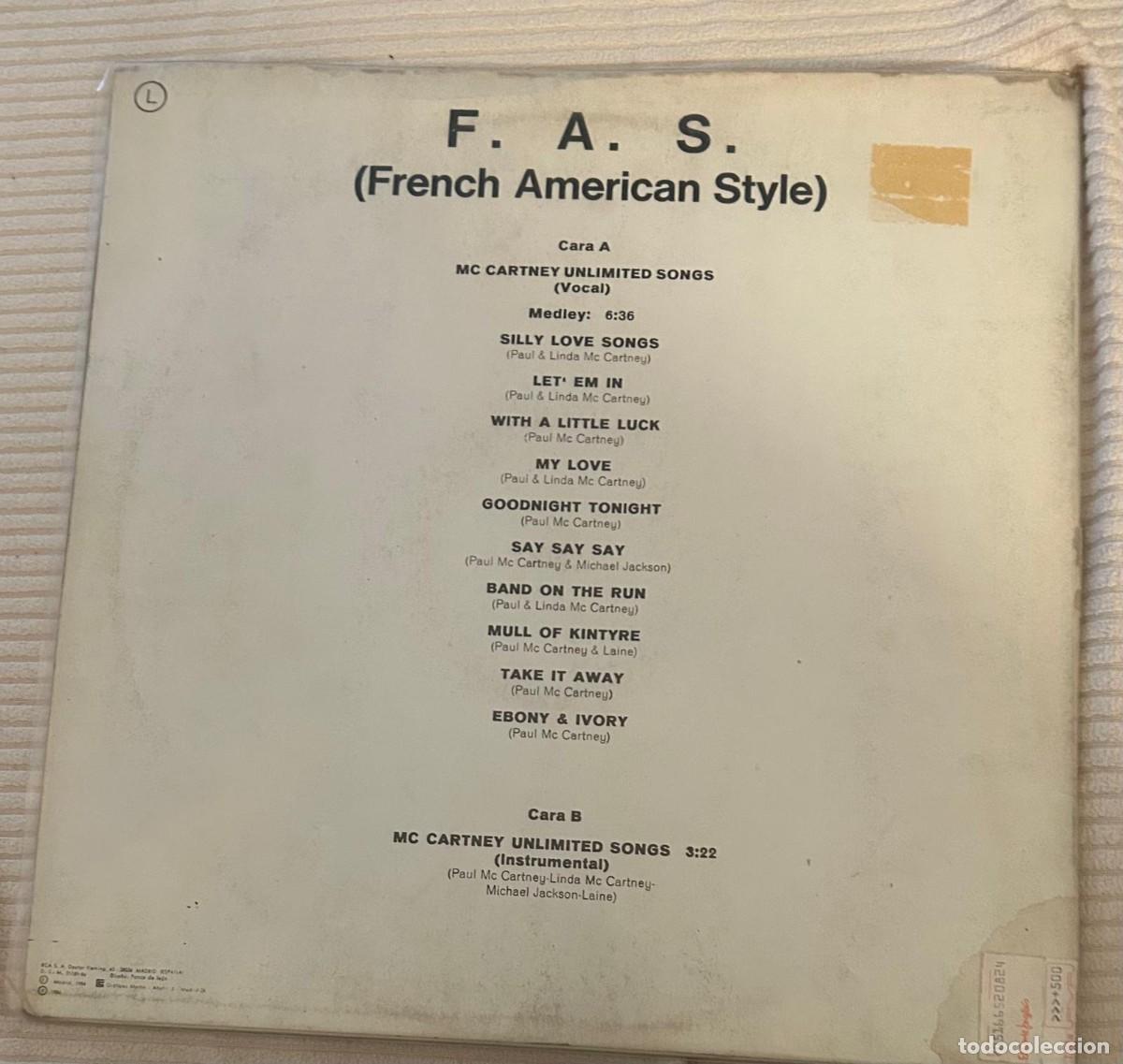 Discos de vinilo: McCartney Unlimited - Maxi single FAS - Foto 2