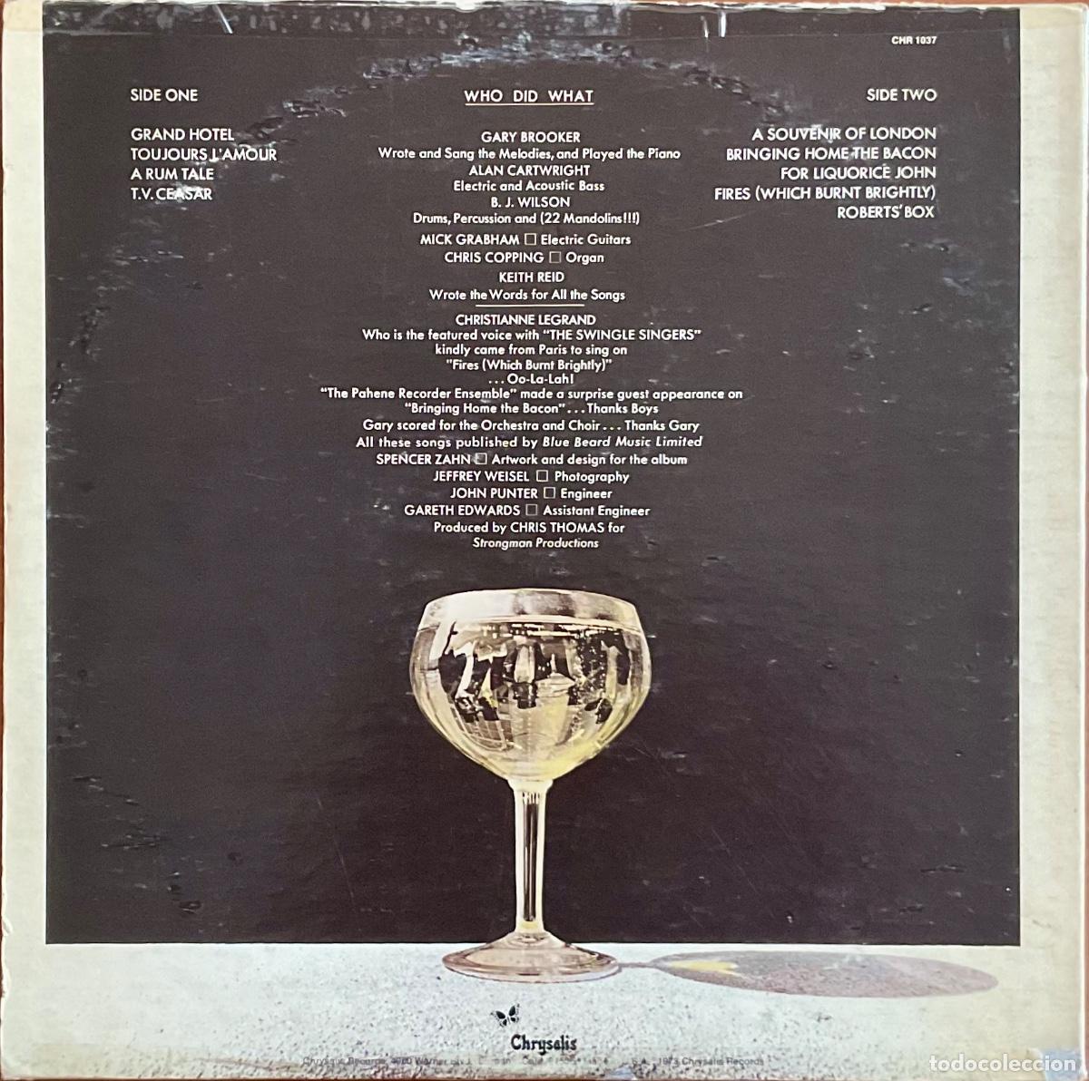 Discos de vinilo: PROCOL HARUM - GRAND HOTEL - Foto 2