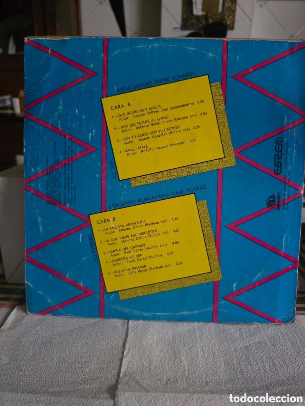 Discos de vinilo: CONJUNTO RUMVANA - Original EGREM Cuba 1987 - Foto 2