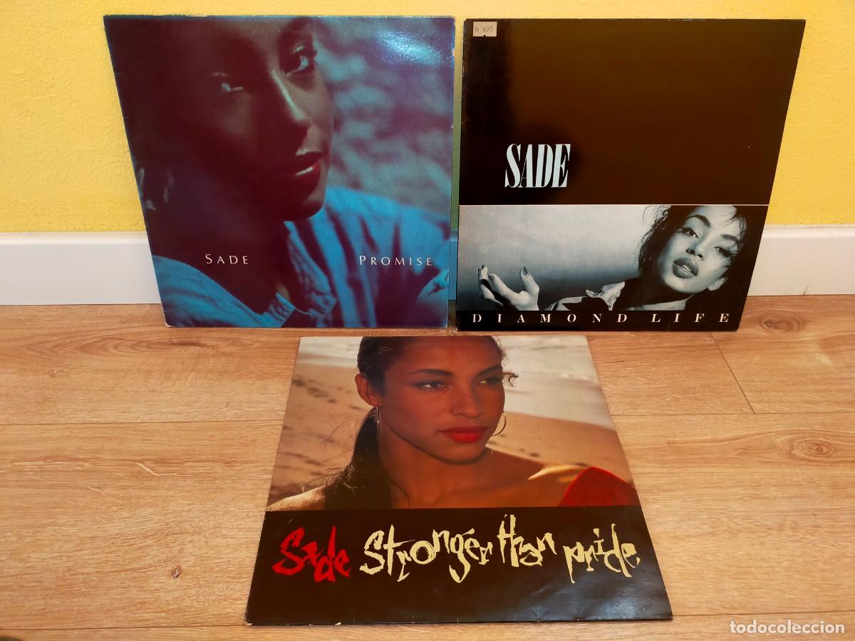 Discos de vinilo: LOTE DE 3 LPs ORIGINALES DE SADE