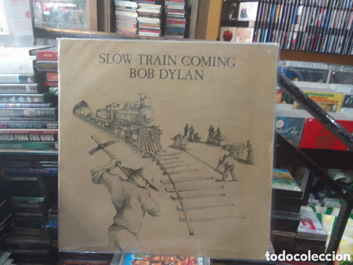 Discos de vinilo: Slow train coming,bob Dylan