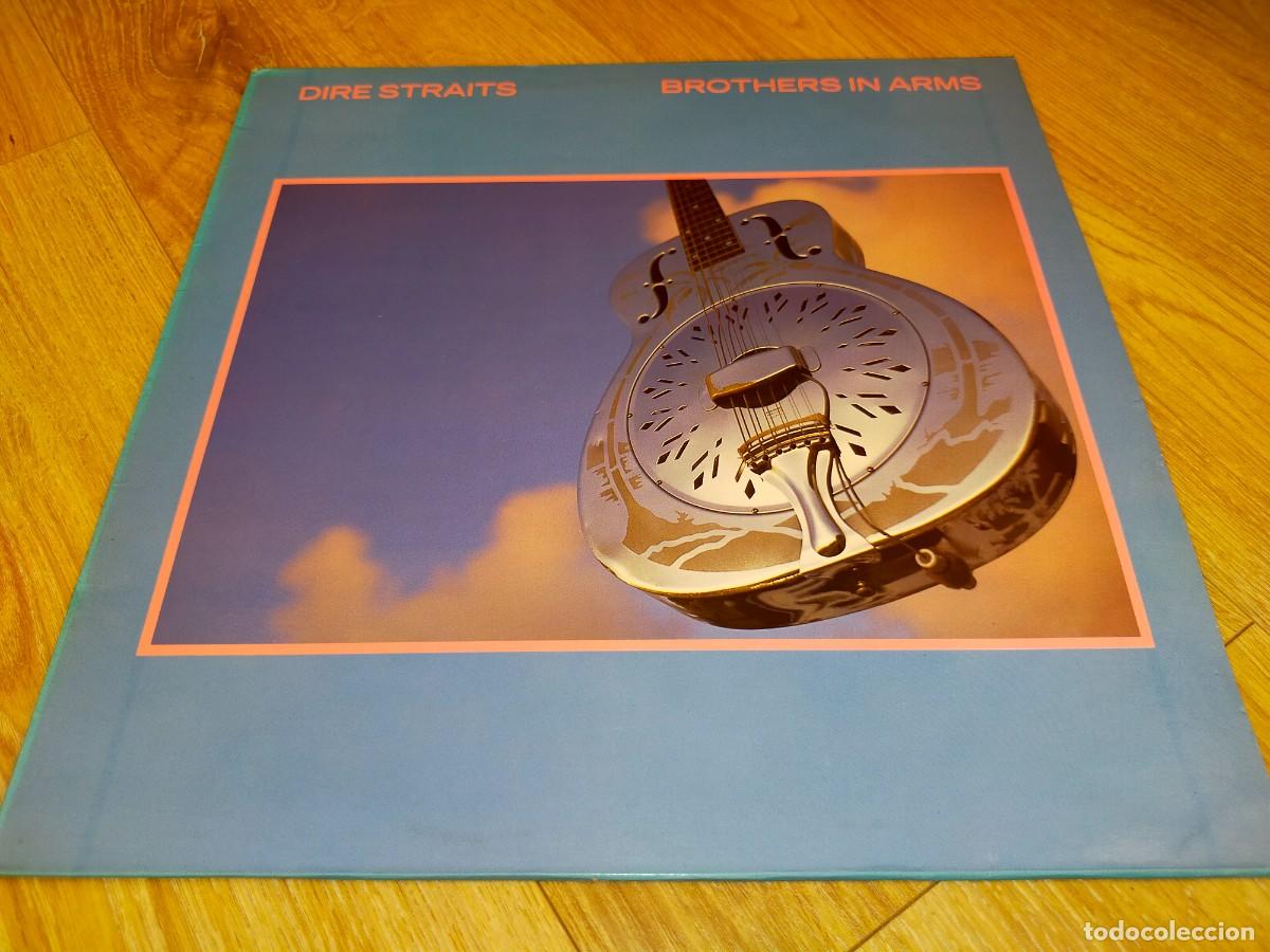 Discos de vinilo: DIRE STRAITS-BROTHERS IN ARMS-CONTIENE ENCARTE-ORIGINAL ESPA&Ntilde;OL 1985