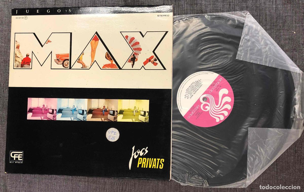Discos de vinilo: LP MAX JUEGOS PRIVADOS JOCS PRIVATS. BOCACCIO 1978