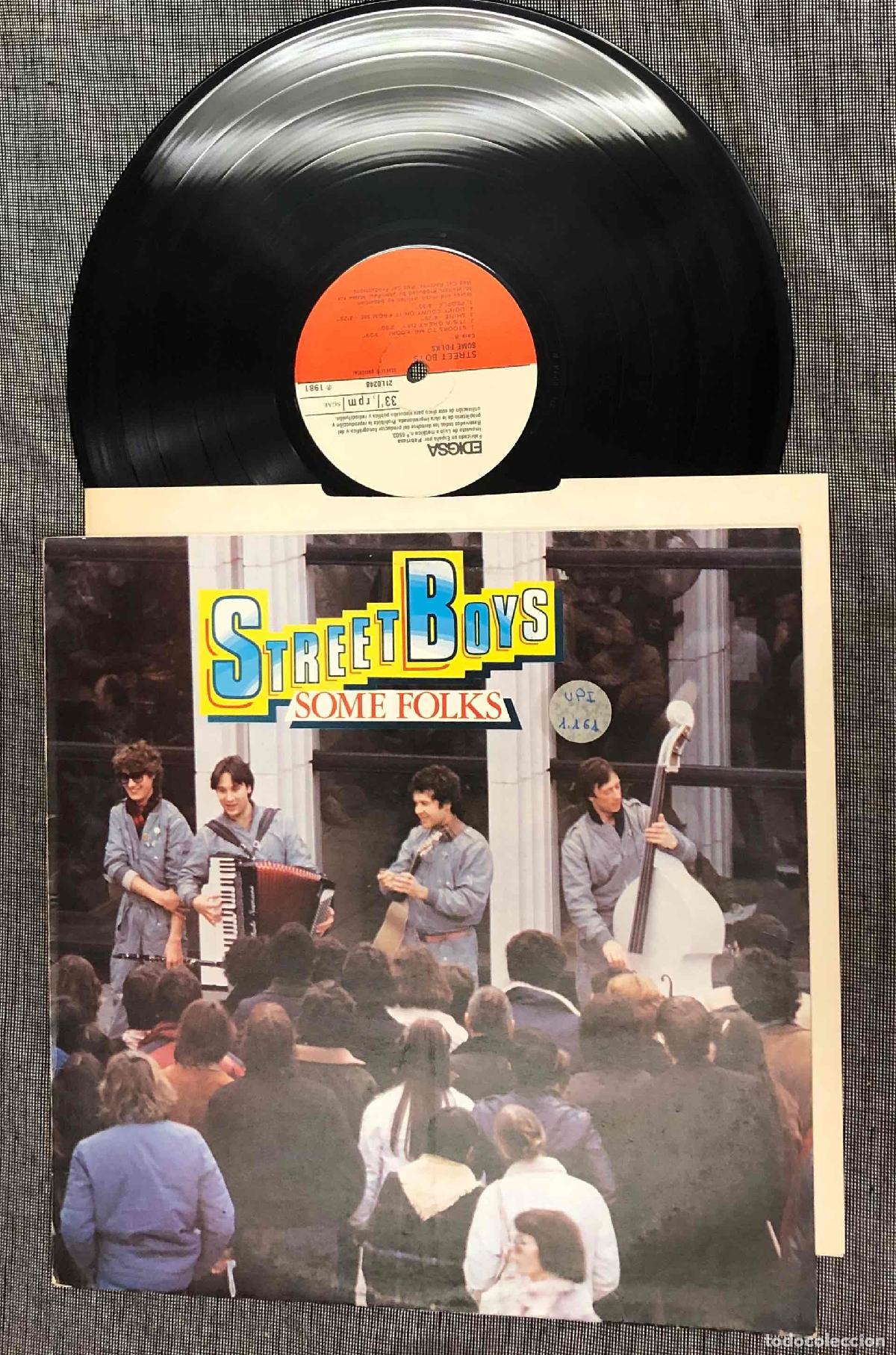 Discos de vinilo: LP STREET BOYS. SOME FOLKS. EDIGSA 1981