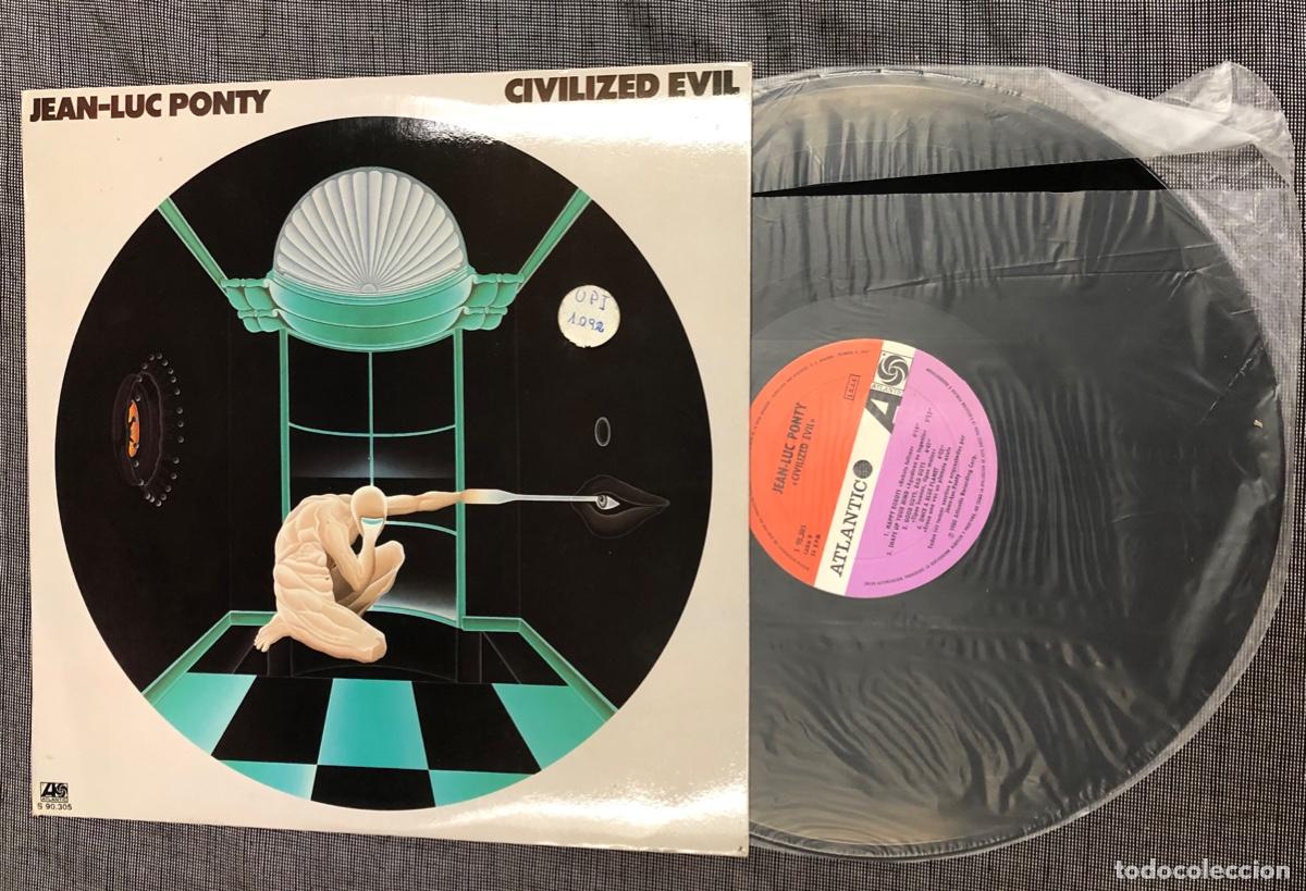 Discos de vinilo: LP JEAN-LUC PONTY. CIVILIZED EVIL. ATLANTIC 1980