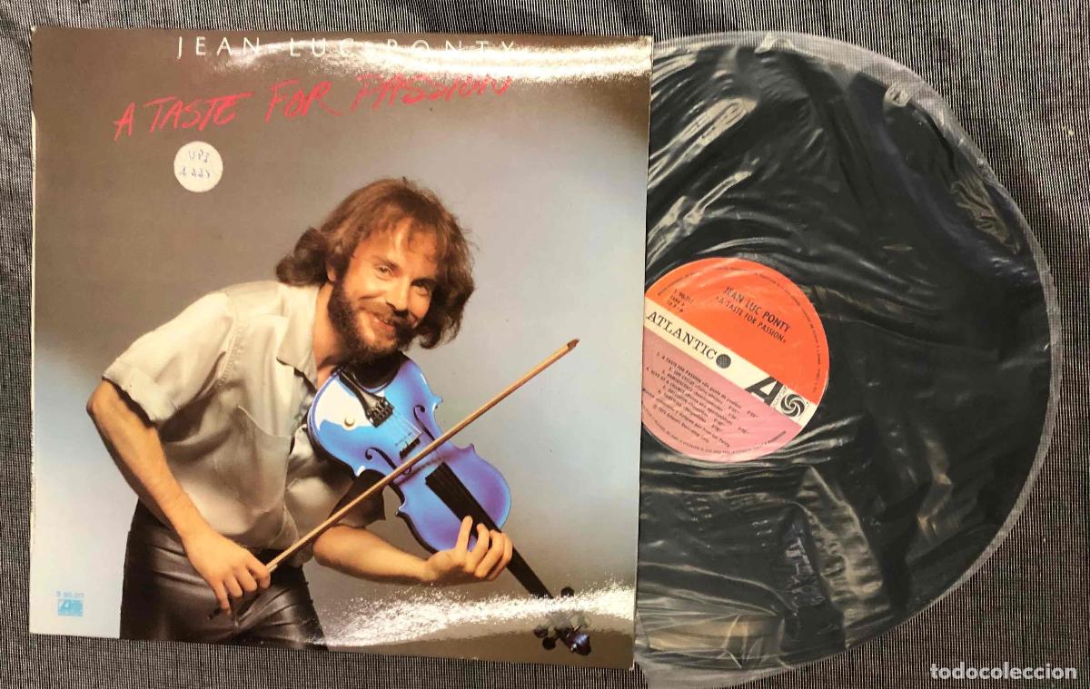 Discos de vinilo: LP JEAN-LUC PONTY. A TASTE FOR PASSION. HISPAVOX 1980
