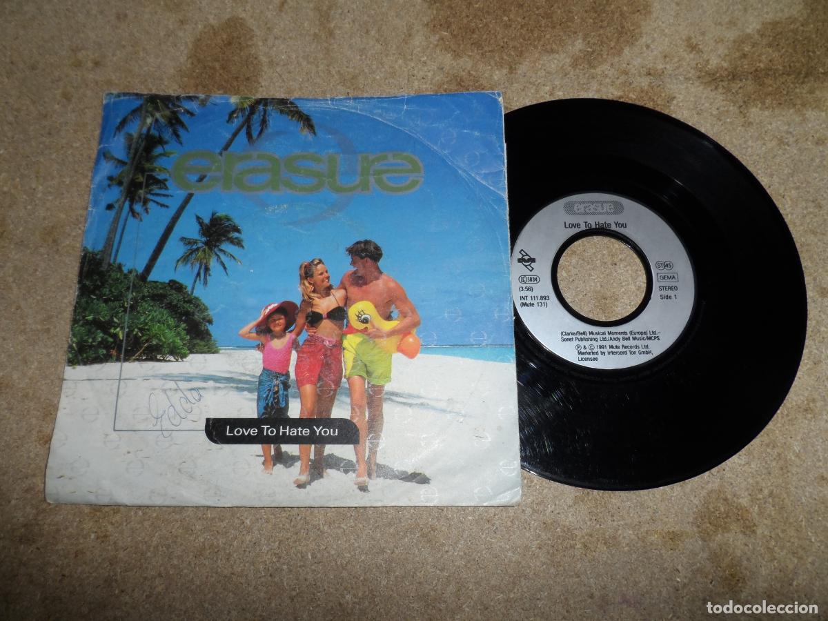 Discos de vinilo: ERASURE - LOVE TO HATE YOU (GERMANY 1991)