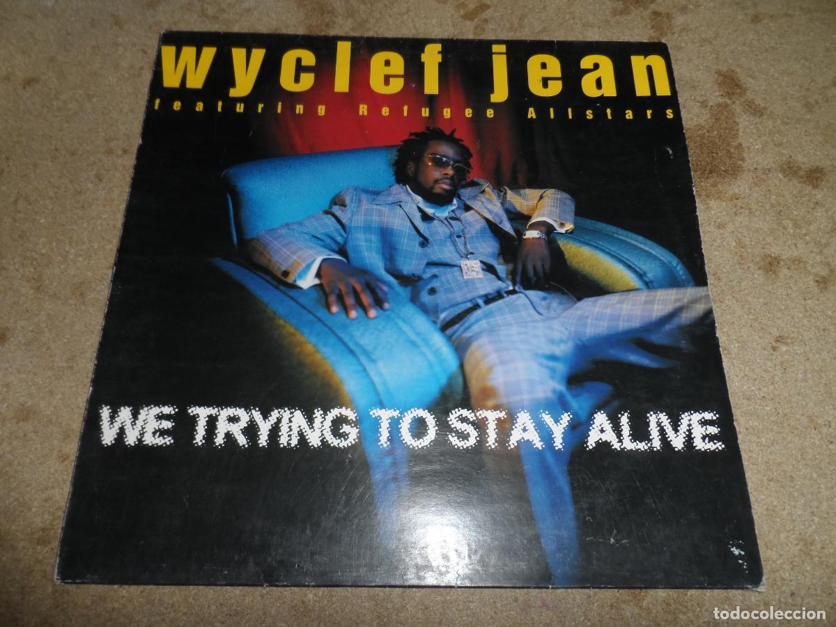 Discos de vinilo: WYCLEF JEAN - WE TRYING TO STAY ALIVE (USA 1997)