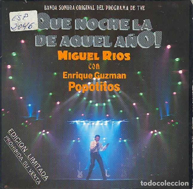 Discos de vinilo: Miguel R&iacute;os &ndash; Melod&iacute;a encadenada; Fiebre; Popotitos + 1 &ndash; (DOS DISCOS) POLYDOR 887 133 (PROMO)&ndash;1987