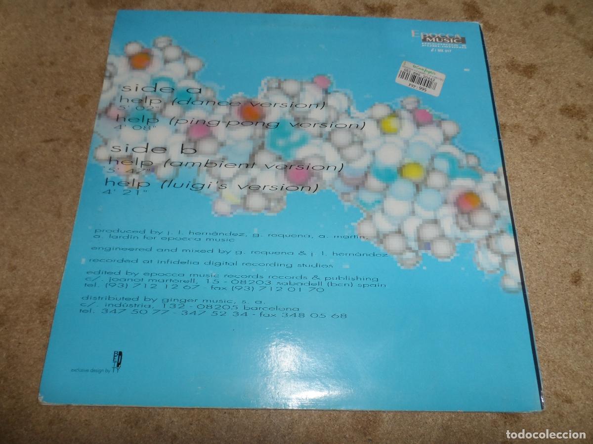 Discos de vinilo: Techno Protein &ndash; Help (SPAIN 1994) - Foto 2