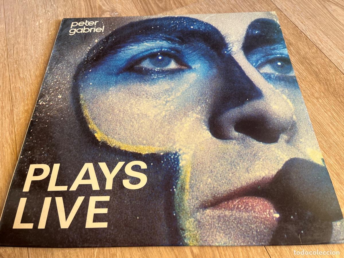Discos de vinilo: PETER GABRIEL-PLAYS LIVE-DOBLE LP-ORIGINAL ESPA&Ntilde;OL 1983