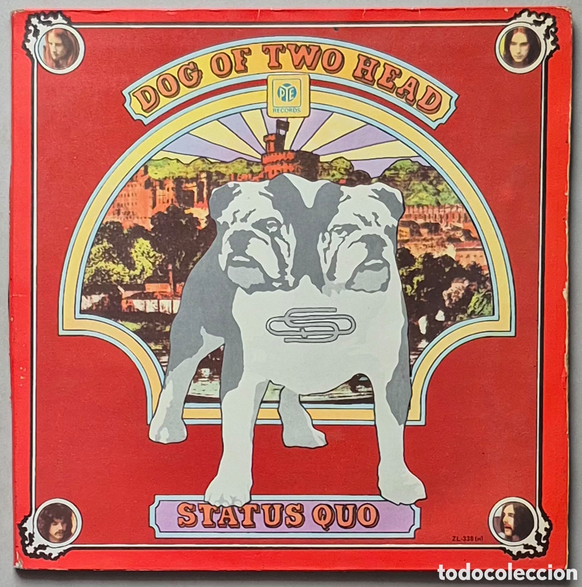 Discos de vinilo: LP - STATUS QUO - DOG OF TWO HEAD - 1980 ESPA&Ntilde;A