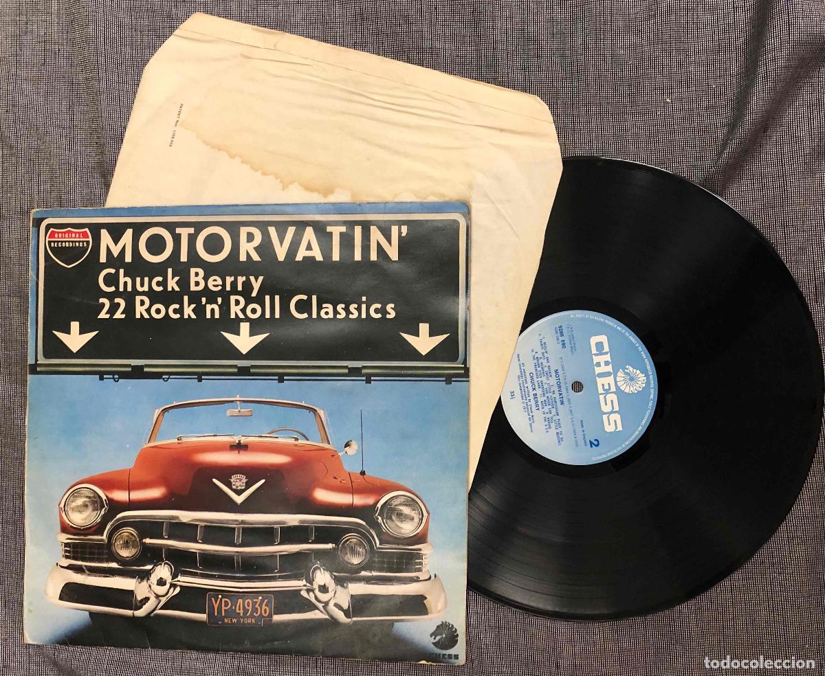 Discos de vinilo: LP MOTORVATIN' CHUCK BERRY 22 ROCK'N' ROLL CLASSICS. PHONOGRAM 1977